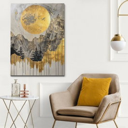 Wallity KNV10267 - 5070 Pintura Decorativa en Lienzo Multicolor 50 x 70 cm